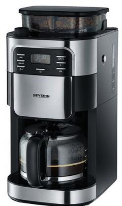 Severin KA4810 KA 4810 mit Mahlwerk schwarz-edelstahl Kaffeeautomat