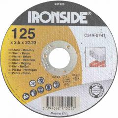 IRONSIDE 241525 Trennsch.125x2,5mm Stein Bohrung 22mm