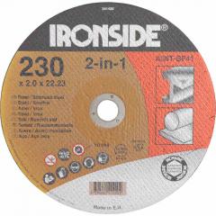 IRONSIDE 241420 Trennscheibe 230x2,0x22mm für Stahl + Inox