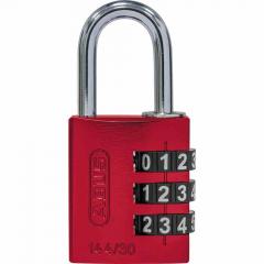 ABUS 80924 8 Zahlenschloss 144/30 rot Lock-Tag