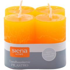 Siena Home 478618 LH-Kerze PILASTRO 4x50/80 gelb