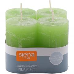 Siena Home 478700 LH-Kerze PILASTRO 4x50/80 smaragd