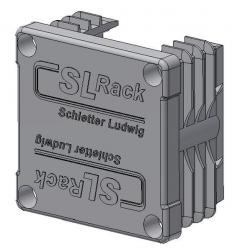 SL Rack 94640-06 RAIL 40 grau Kunststoff-Endkappe