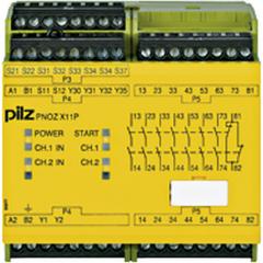 Pilz 777083 PNOZ X11P 110-120VAC 24VDC 7n/o 1n/c 2so Not-Aus-Sicherheitsschalter