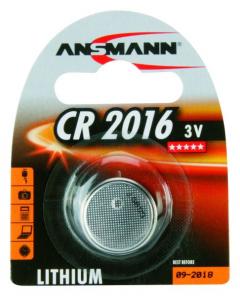 Hückmann 112631 Ansmann CR2016 3V/75mAh Lithium-Knopfzelle