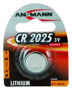 Hückmann 112632 Ansmann CR2025 3V/150mAh Lithium-Knopfzelle