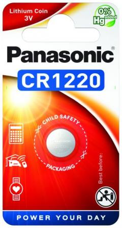 Hückmann 104685 Panasonic CR1220EL/1B Lithium Power Batterie