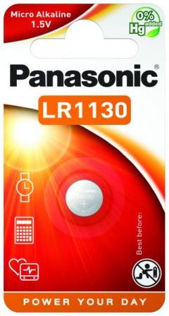 Hückmann 105084 Panasonic Alkaline LR1130EL/1B Batterie