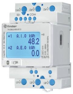 Finder 7M.38.8.400.0212 LCD MODBUS S0 NFC MID Energiezähler
