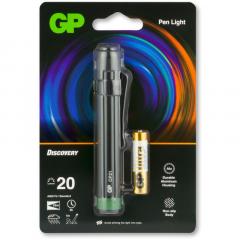 GP 260GPACTCP2100 Cliptaschenlampe 20 lm 25m,IPX4 inkl.Batterie