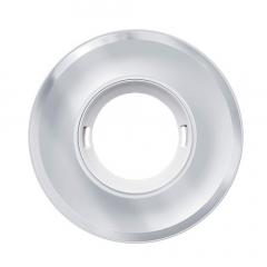 EsyLux EP00007255 Flat Cover Glass Round Wh Abdeckung