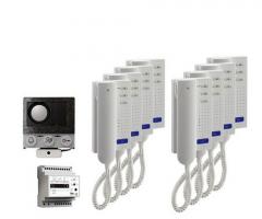 TCS PAIH080/004 Einbau für 8 Wohneinheiten Audio-Sprechanlagen-Set