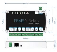 Fenecon FEM010 8-Kanal Relais TCP Relais