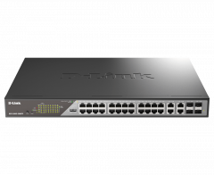D-Link DSS-200G-28MPP/E 28-Port Desktop Gigabit PoE Surveillance Surveillance Switch