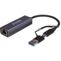 D-Link DUB-2315 USB-C/USB auf 2.5G Ethernet Adapter, 1x Hub