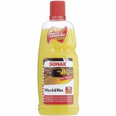 SONAX 03133410 Wasch & Wax 1 L PET-Flasche