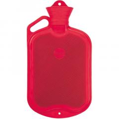 SÄnger 13699 Wärmflasche, 2,0L, rot mit Griff