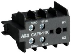 ABB Stotz-Kontakt CAF6-11K , Hilfsschalter 1S/1Ö Schraubanschluss, frontseitig anbaubar, geeignet für K6, KC6 , GJL1201330R0001