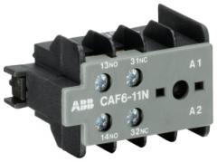 ABB Stotz-Kontakt CAF6-11E , Hilfsschalter 1S/1Ö Schraubanschluss, frontseitig anbaubar , GJL1201330R0002