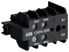 ABB Stotz-Kontakt CAF6-20K , Hilfsschalter 2S/0Ö Schraubanschluss, frontseitig anbaubar, geeignet für K6, KC6 , GJL1201330R0005