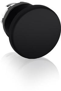 ABB Stotz-Kontakt MPM1-10B , Pilztdruckaster-Vorsatz schwarz, tastend, D=40 mm, Frontring Kunststoff schwarz , 1SFA611124R1006