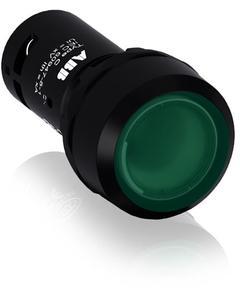 ABB Stotz-Kontakt CP1-13G-10 LED Leuchtdr.taster compact 1S gruen flach tast.. LED 230V AC/DC