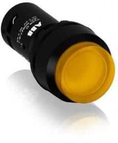 ABB Stotz-Kontakt CP3-13Y-10 , LED Leuchtdr.taster compact 1S gelb hoch tast.. LED 230V AC/DC , 1SFA619102R1313