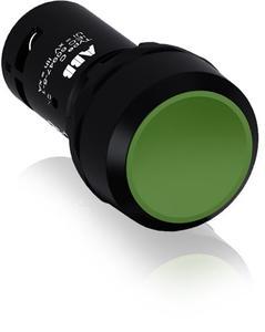 ABB Stotz-Kontakt CP11-10G-10 , Drucktaster tastend flach Taste grün m.weiss I, 1S n.beleuchtb. , 1SFA619110R1012