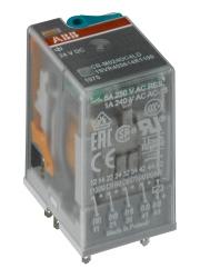 ABB Stotz-Kontakt CR-M024AC2L , Steckbares Interface-Relais 2We, A1-A2=24VAC, 250V/12A, LED , 1SVR405611R0100