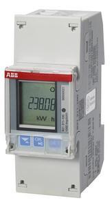 ABB Stotz-Kontakt B21 311-100 , B21 311-100 Wechselstromzähler Silber, 1 Phase, Direktanschluss 65A , 2CMA100154R1000