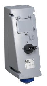ABB Stotz-Kontakt 216MPM9W , Schaltbare Wandsteckdose, 16 A 9h, IP67, 2P+E, mit LSS , 2CMA167950R1000