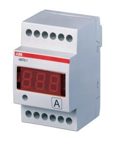 ABB Stotz-Kontakt AMTD-1 , Amperemeter digital Wandlermessung,15-999A,Wechselstrom , 2CSM320000R1011