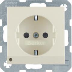Berker 41098982 Steckdose SCHUKO mit LED-Orientierungslicht weiß, glänzend Berker S.1