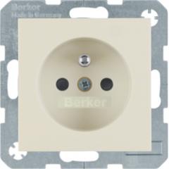 Berker 6768768982 Steckdose mit Schutzkontaktstift weiß, glänzend Berker S.1