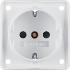 Berker 941952502 Steckdose SCHUKO polarweiß matt Integro Einsätze