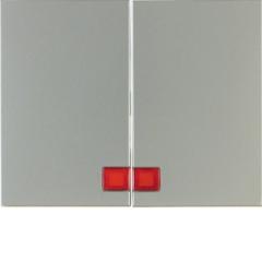 Berker 14377004 Wippen mit roter Linse edelstahl, lackiert Berker K.5