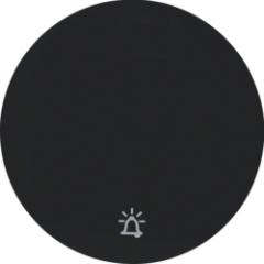 Berker 16202025 Wippe mit Aufdruck Symbol Klingel schwarz, glänzend Berker R.1/R.3