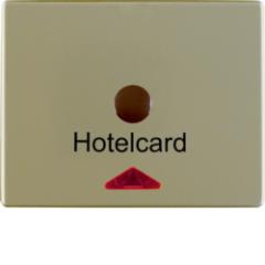 Berker 16419011 Hotelcard-Schaltaufsatz mit Aufdruck undroter Linse hellbronze, lackiert Berker