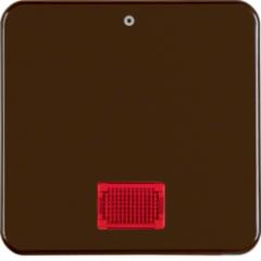 Berker 155801 Wippe mit roter Linse und Aufdruck 0 braun, glänzend wg Up IP44