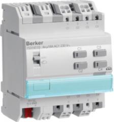 Berker 75314115 Schalt-/Jalousieaktor 4-/2fach REG 16 A lichtgrau KNX