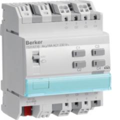 Berker 75314116 Schalt-/Jalousieaktor 4-/2fach REG für C-Last 16 A lichtgrau KNX
