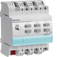 Berker 75316102 Schalt-/Jalousieaktor 6-/3fach REG 4 A lichtgrau KNX