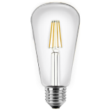 Blulaxa 48349 LED Filament Edison Lampe ST64 4 Watt WW Glas (klar) , E27