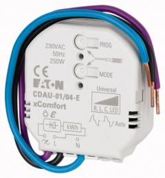 Eaton CDAU-01/04-E Smart-Dimmaktor, R/L/C/LED, 0-250W, 230VAC, Unterputz +EMS , 182445