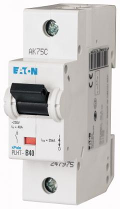 Eaton PLHT-B40 LS-Schalter, 40A, 1p, B-Char , 247975