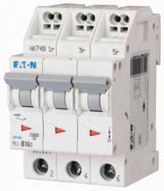 Eaton PLI-B16/3 LS-Schalter, 16A, 3p, B-Char , 101314