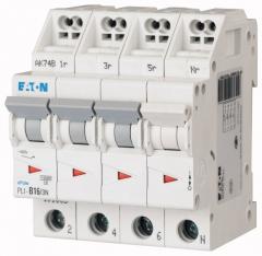 Eaton PLI-C16/3N LS-Schalter, 16A, 3p+N, C-Char , 101342