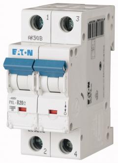 Eaton PXL-C20/2 LS-Schalter, 20A, 2p, C-Char , 236290
