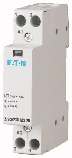 Eaton Z-SCH230/1/25-20 Installationsschütz, 230VAC, 2S, 25A , 120853