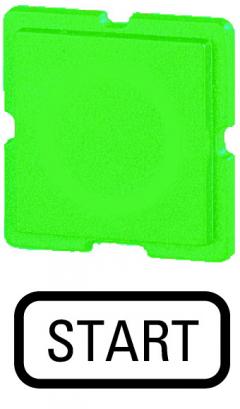 Eaton 111TQ25 Tastenplatte, grün, START , 093399